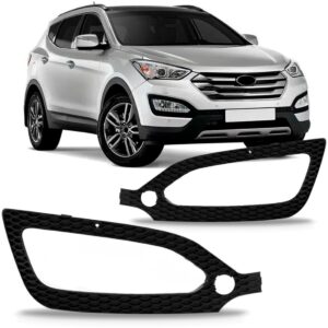 Par Moldura Farol Milha Santa Fé 2014 2015 2016 Preto