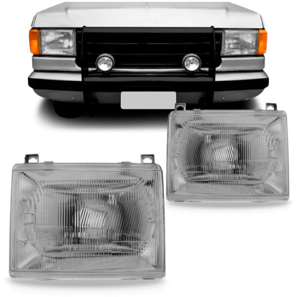Par Farol F1000 1993 1994 1995 1996 Lente Acrílico