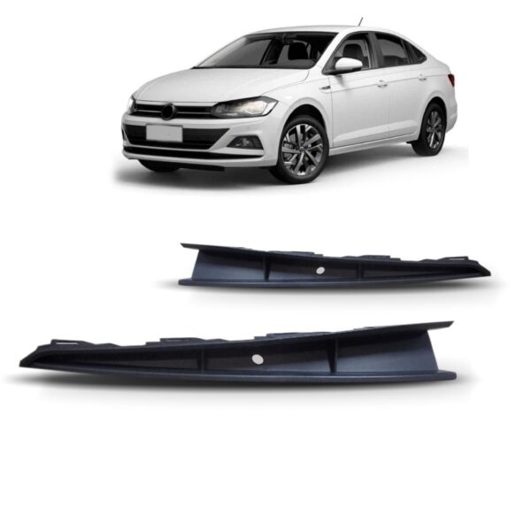 Jogo Moldura Inferior Dianteiro Polo Virtus 2018 2019 2020 Preto