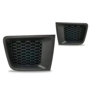 Par Moldura Grade Parachoque Jeep Renegade 2015 16 17 2018 Preto