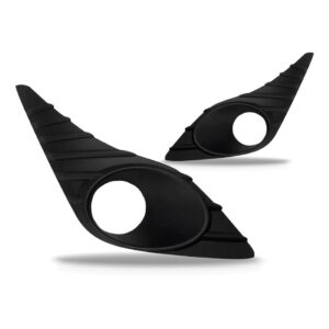 Par Tela Frontal Lateral Parachoque Para Yaris 18/20 C/furo Preto