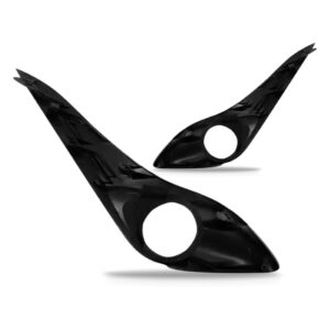 Par Tela Frontal Lateral Parachoque Para Yaris 18/20 C/furo Preto