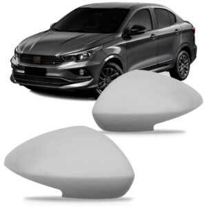 Jogo Capa Retrovisor Argo Cronos 2017/2021 Primer Com Furo