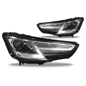 Par Farol Dianteiro Audi A4 2015 2016 2017 2018 Elétrico