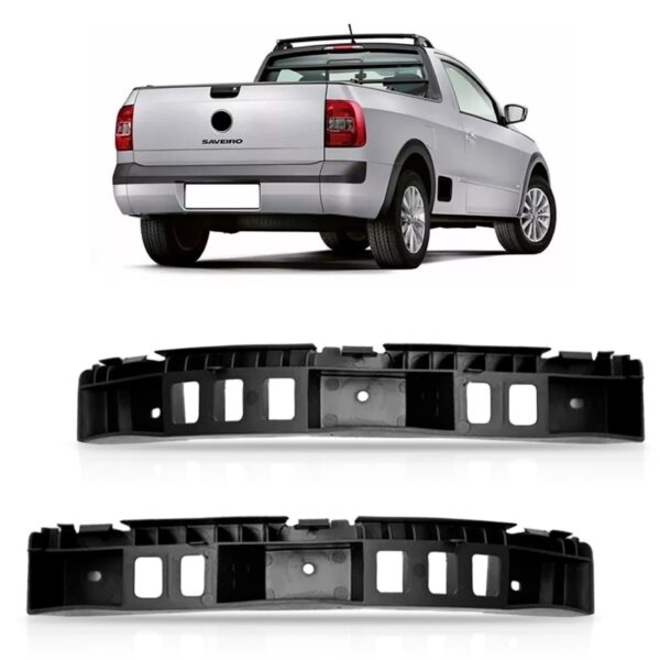 Par Guia Suporte Parachoque Tras Saveiro G5 G6 G7 09 A 19
