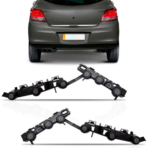 Par Guia Suporte Parachoque Traseiro Onix 12 A 2016 Promoção