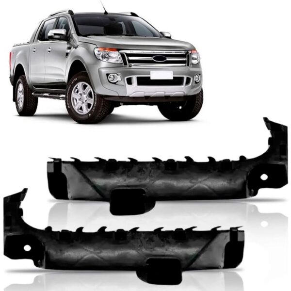Par Guia Suporte Parachoque Dianteiro Ranger 2013 A 2016