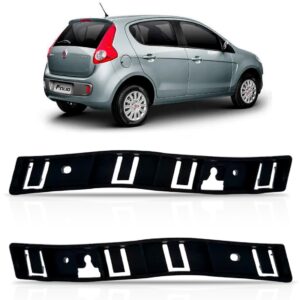 Par Guia Suporte Parachoque Traseiro Palio 2012/2016 Oferta