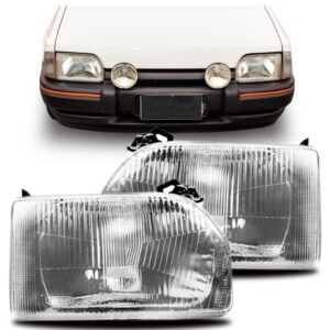 Par Farol Escort 1987 A 1994 Lente Policarbonato C/ Garantia