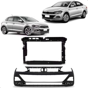 Kit Envolvente C/ Painel Mini Frente Vw Virtus Polo 18/2022