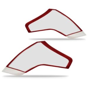 Jogo Lente Sinaleira Traseira C4 Pallas 2007 2008/2011 Sedan - Rubi