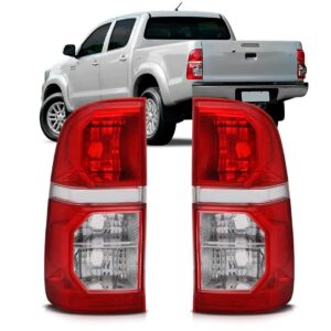 Par Lanterna Traseira Hilux 2015 2016 2017 Modelo Koito Vermelho