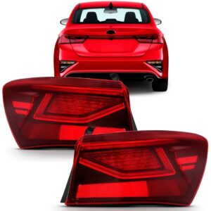 Par Lanterna Traseira Cerato 2020 2021 Com Led