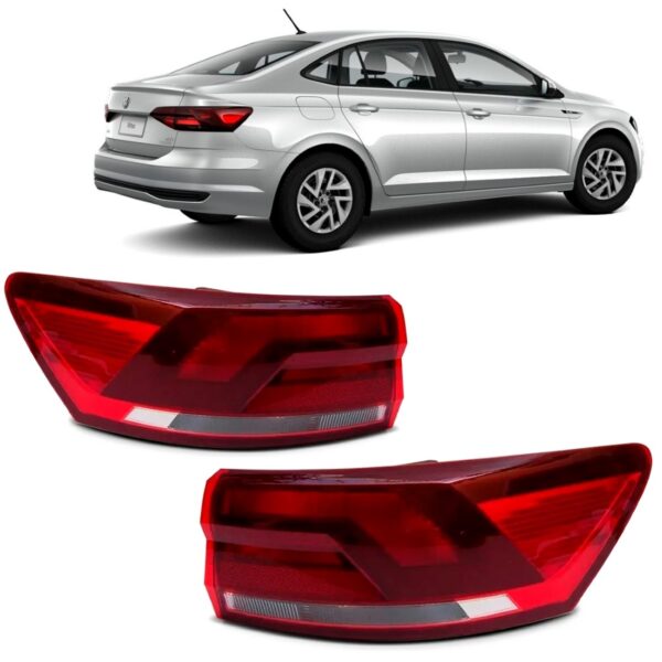 Par Lanterna Traseira Canto Virtus 2018 2019 2020 2021 2022