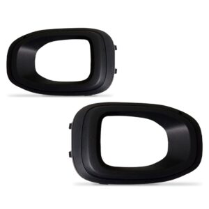 Par Moldura Milha T-cross Com Furo 2019 2020 2021 2022 Preto