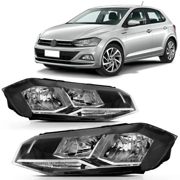 Par Farol Polo Virtus 2018 2019 2020 Com Friso Cromado