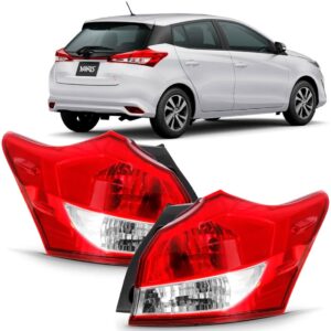 Par Lanterna Traseira Canto Yaris 2018 2019 2020 Hatch