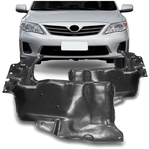 Par Defletor Parachoque Dianteiro Corolla 2009 10 11 12 2013