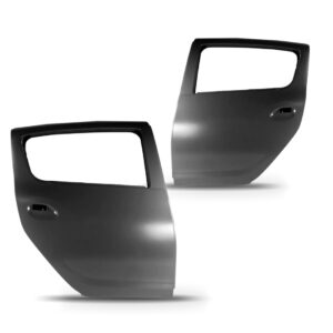 Par Porta Traseira Sandero 2014 15 16 17 18 19 20 2021 Preto