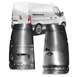 Par Portas Traseiras S/ Janela Master 2013 A 2020 Teto Alto Preto