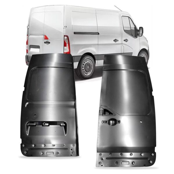 Par Portas Traseiras S/ Janela Master 2013 A 2020 Teto Alto Preto