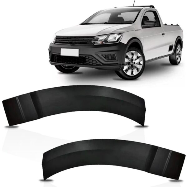 Par Moldura Alargador Parachoque Dianteiro Saveiro G7 Robust