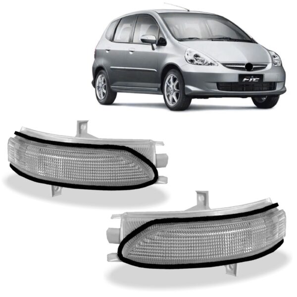 Par Sinaleira Retrovisor Fit 2003 A 2008