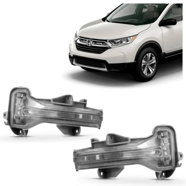 Par Sinaleira Retrovisor Crv 2012 A 2017