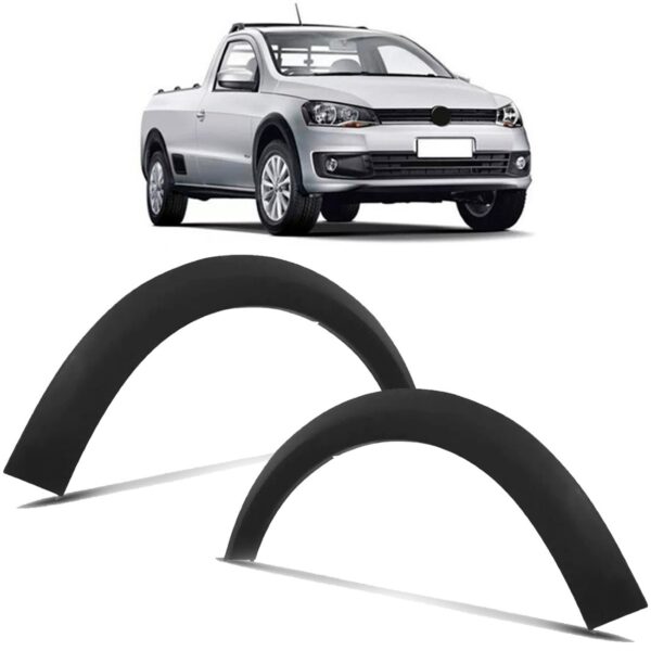 Jogo Moldura Vao Roda Dianteiro Saveiro Trend G6 2013/2016