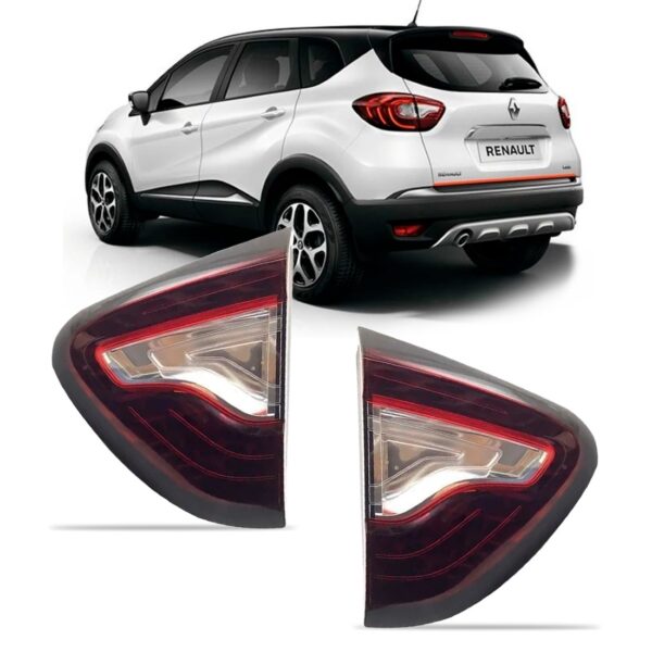 Par Sinaleira Traseira Porta Mala Captur 2017 A 2021