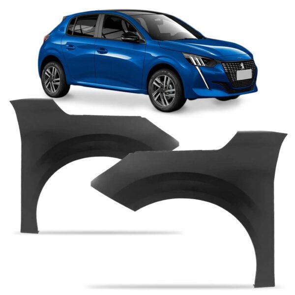 Par Paralama Peugeot 208 2020 2021 2022