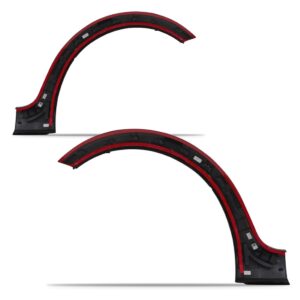 Par Moldura Lateral Traseira Spacefox 2010 A 2014 Preto