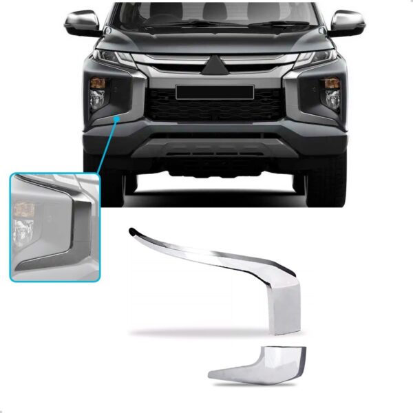 Kit Friso Parachoque Dianteiro L200 Triton 2021 2022 2023
