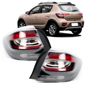 Par Sinaleira Traseira Sandero Stepway Fume 2020 A 2022