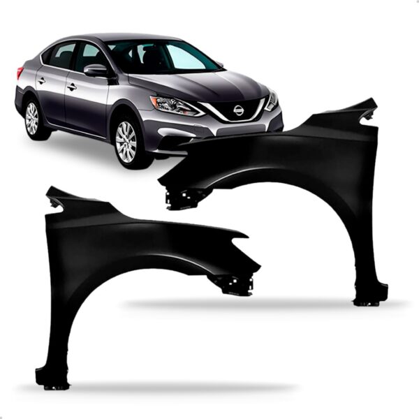 Par Paralama Sentra 2017 2018 2019 Sem Furo Pisca