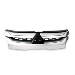 Kit Grade Central + 04 Molduras L200 Triton 2021 A 2024 Cromado