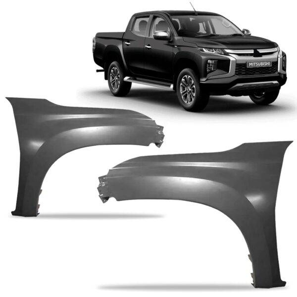 Par Paralama Sem Furo L200 Triton 2021 2022