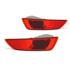 Par Refletor Parachoque Traseiro Para Volvo Xc60 2008 A 2014 Vermelho