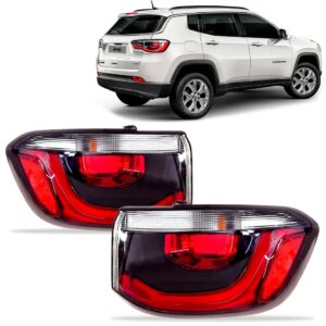 Par Sinaleira Traseira Canto C/ Led Compass 2017 A 2021