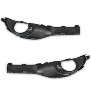 Par Grade Milha Parachoque Dianteiro C/ Furo S10 2017 A 2019 Preto