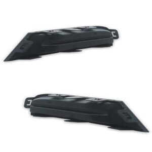 Par Moldura Superior Parachoque Dianteiro S10 2017 A 2019 Preto