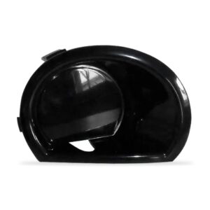 Par Moldura Farol Milha Parachoque Dian. S10 S/ Furo 17 A 19 Preto