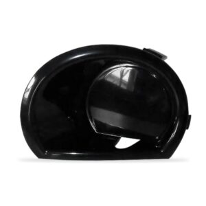 Par Moldura Farol Milha Parachoque Dian. S10 S/ Furo 17 A 19 Preto