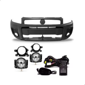 Parachoque/grades/kit Milha Strada Working 14 Até 2017 Novo Preto