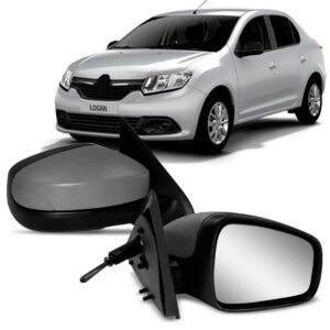 Par Retrovisor Sandero Logan 2014 A 2019 C/ Controle
