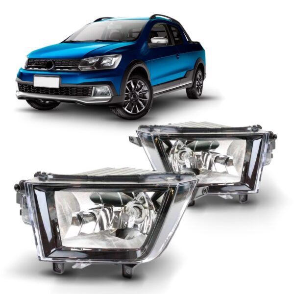 Par Farol Milha Saveiro Cross 2017 A 2022 Crossfox 15 A 2018