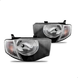 Kit Par Farol + Par Grade Cromada L200 Triton 2007 Até 2010