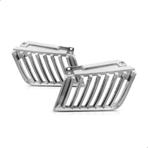 Kit Par Farol + Par Grade Cromada L200 Triton 2007 Até 2010