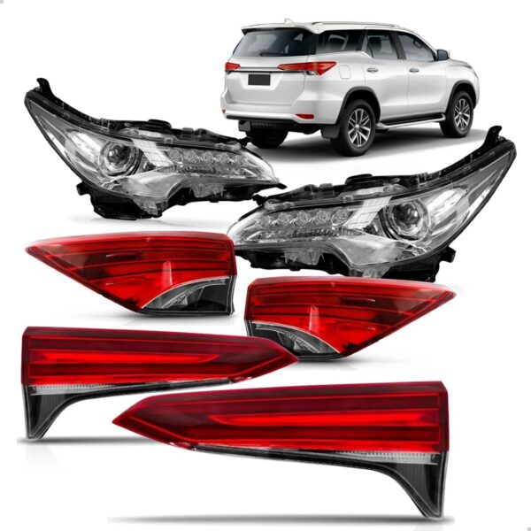Kit Par Farois Led + 4 Sinaleiras Para Toyota Sw4 2016 A 20