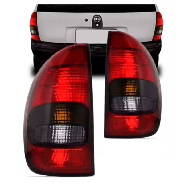 Jogo Sinaleira Traseira Corsa 4pts 1994 95 96 97 98 1999 Fum Esquerdo Fumê